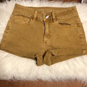 Hi-Rise Khaki Shorts | American Eagle | 2